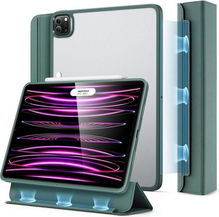 Actual product image ESR ASCEND HYBRID IPAD PRO 12.9 2021 / 2022 FOREST GREEN (iPad Pro 12.9)