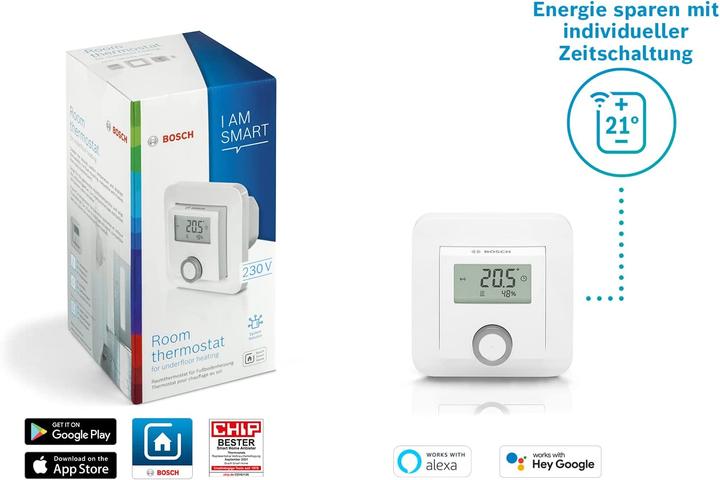 Productafbeelding Bosch Smart Home Smart Home Kamerthermostaat Vloerverwarming 24V