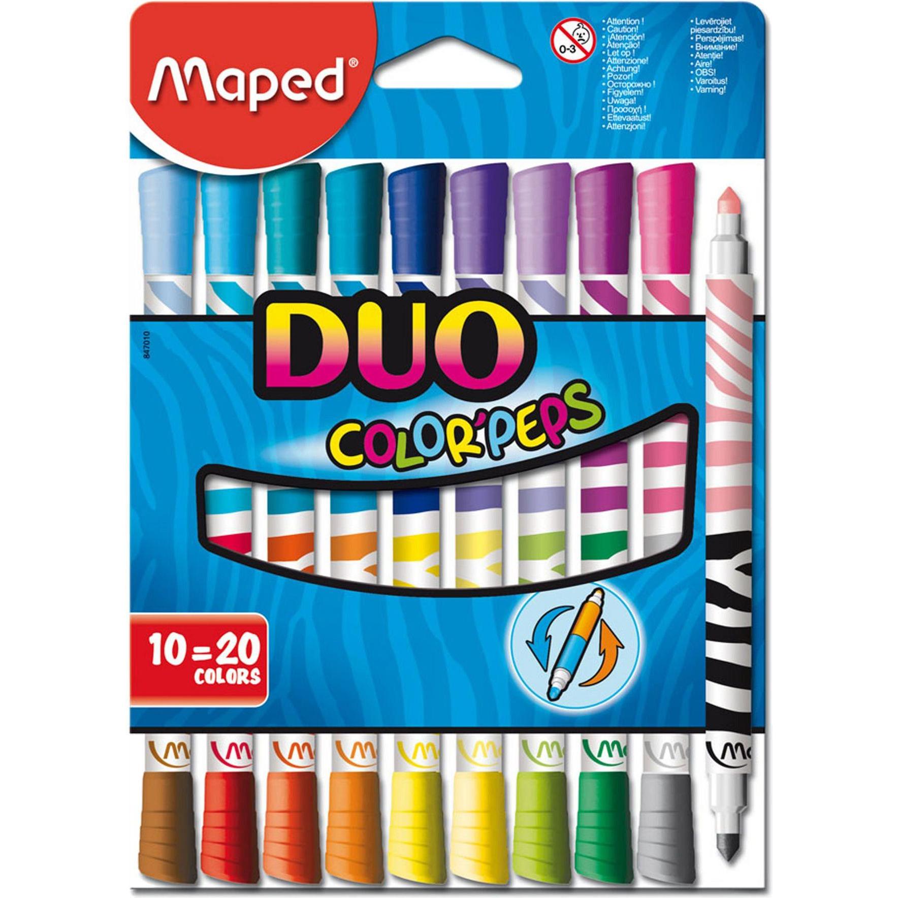 Thumbnail - Maped, Malstifte, olor Peps 2-farbig (Multicolor, 10 x)