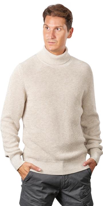 Image du produit Marc O'Polo Turtle Neck Pullover With Racking White Cotton (S)