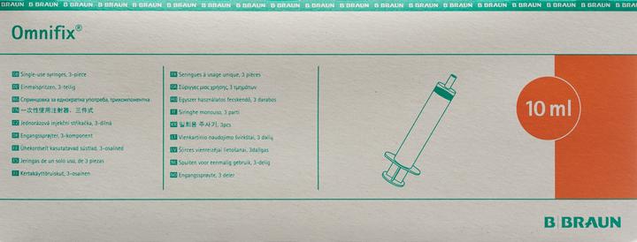 Produktbild B.Braun OMNIFIX 1xinj Spr Luer 10ml zentr 100