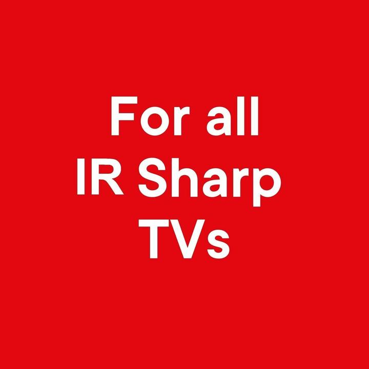 Produktbild One for All Sharp TV Ersatzfernbedienung (Universal Fernbedienung, Infrarot)