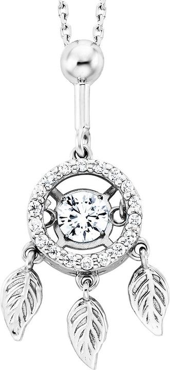 Produktbild Julie Julsen Dancing Stone Flying Leaves Halskette (Silber 925)