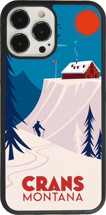 Actual product image PhoneLook Cover Silicone black Crans-Montana Cabane (Apple iPhone 13 Pro Max)