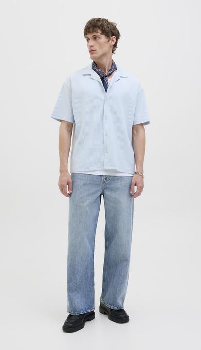 Produktbild Jack & Jones Jorsummer Striped Shirt Ss Ss25 (XXL)