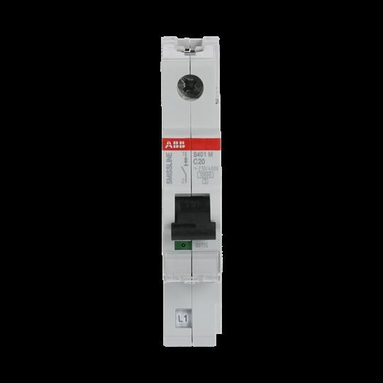 Actual product image ABB Automatic circuit breaker S400 type C 20A 10kA