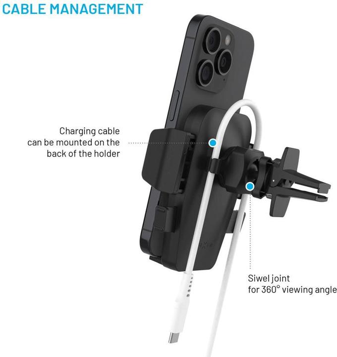 Actual product image Fixed Iconiq Vent, black