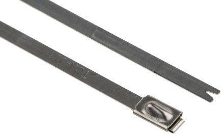 Actual product image HellermannTyton Metal cable tie MBT8S 201x4,6mm (Metal cable ties, 201 mm, 1 pcs.)