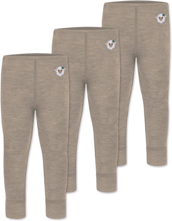 Produktbild Normani 3er Pack Baby Merino Lange Unterhose „Tutira" - 9505 (74)
