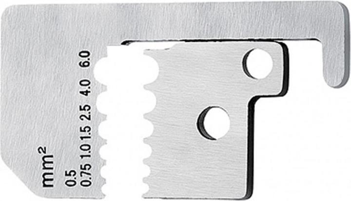 Actual product image Knipex 1 pair of spare blades for 12 21 180 (45 mm)