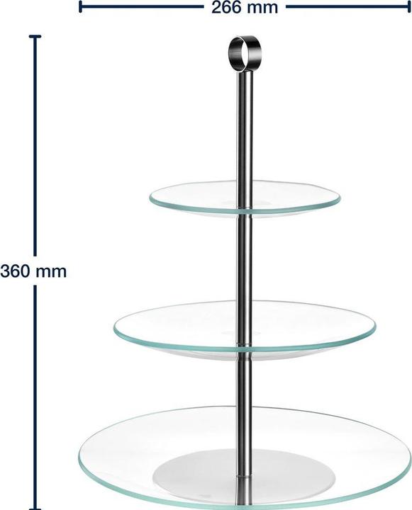 Image du produit Leonardo Etagere Cena 3-teilig, Silber