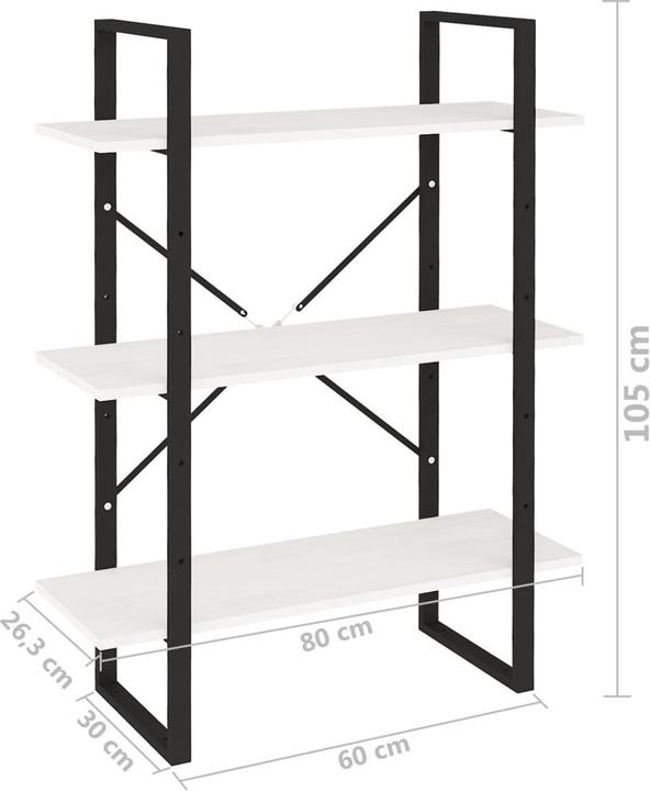 Actual product image VidaXL Elden (80 x 30 x 105 cm)