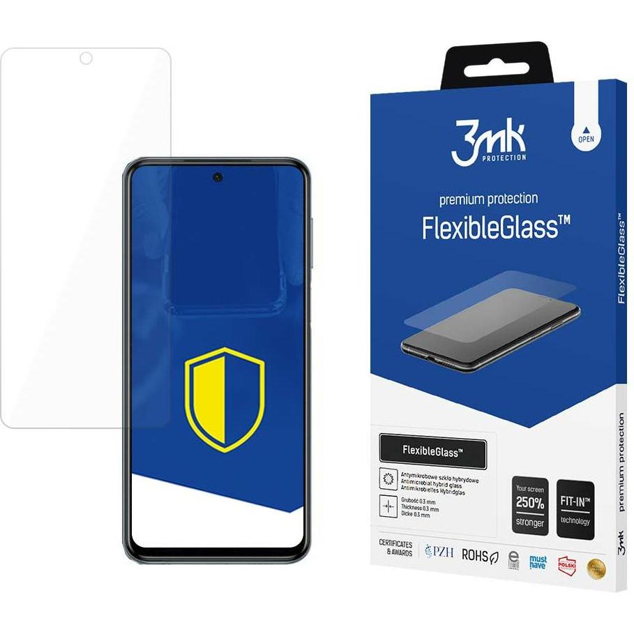3MK FlexibleGlass Xiaomi Redmi Note 9 Pro Max Szkło Hybrydowe (1 pz., Xiaomi Redmi Note 9 Pro Max), Pellicola protettiva smartphone