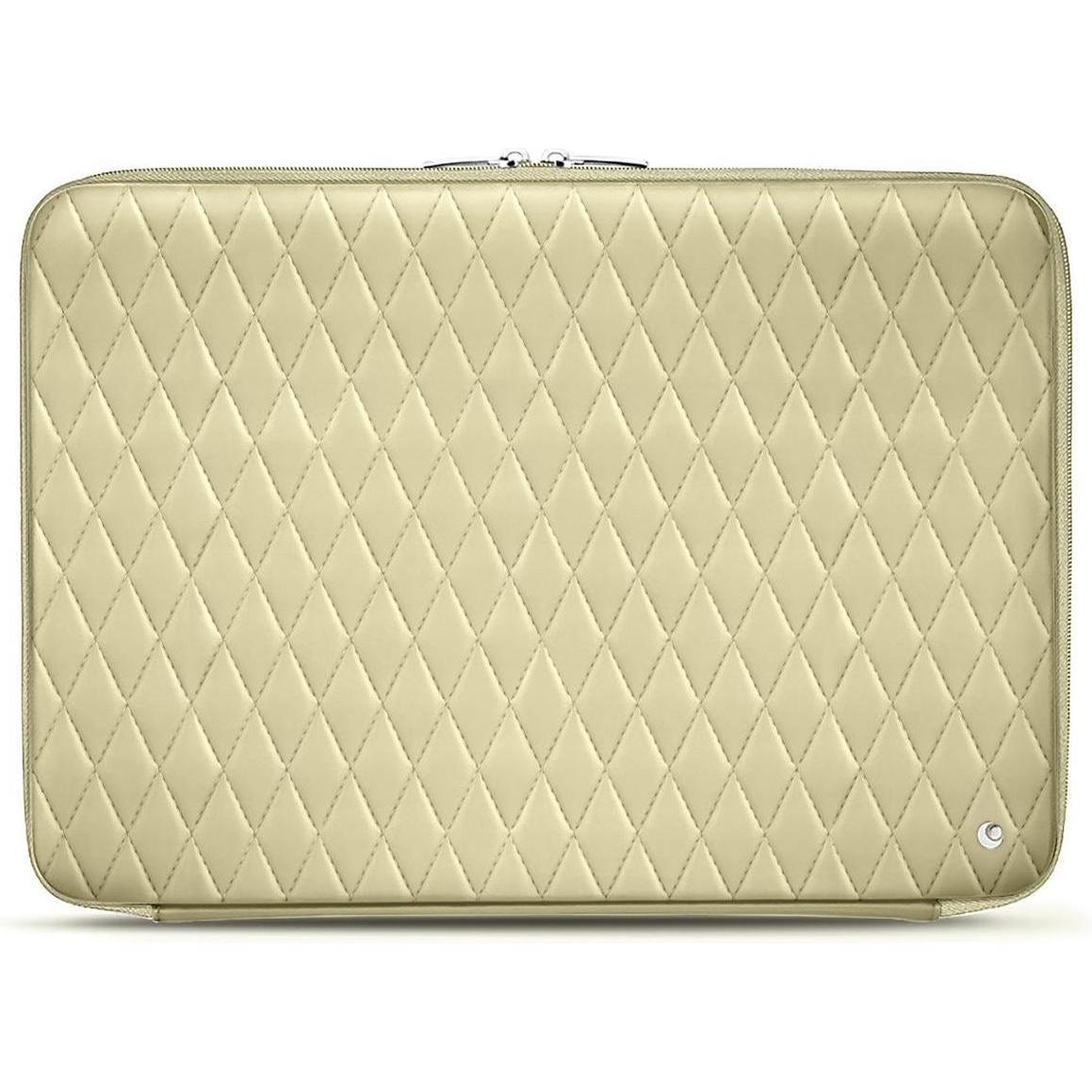 Thumbnail - Noreve Lederhülle, Notebooktasche, Beige
