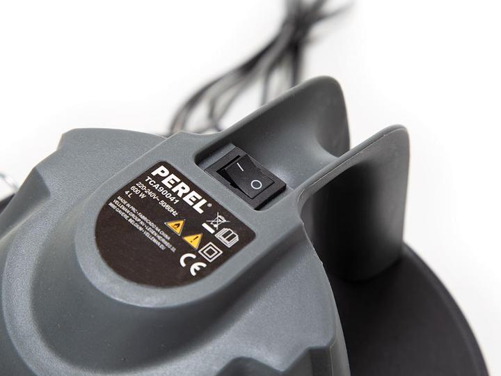 Actual product image Perel Mini ash vacuum cleaner - 600W- 4L - with flexible hose 0.3 m (Ash vacuum cleaner)