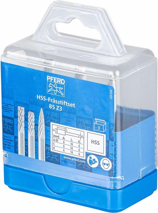 Produktbild Pferd Hss-Frässtift-Set 85 Z3