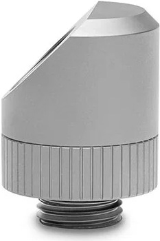 Produktbild EKWB EK-Quantum Torque Winkel 45 Grad G1/4 Zoll AG auf G1/4 Zoll IG - drehbar, Satin Tita