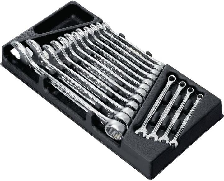 Produktbild Facom Kombischlüssel Schaumstoff (16 mm, 10  mm, 14 mm, 12 mm, 15 mm, 19 mm, 7 mm, 8 mm, 24 mm, 13 mm, 18 mm, 17 mm, 22 mm, 6 mm)