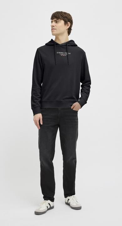 Image du produit Jack & Jones Jrebjeans Rebel Print Sweat Hood Sn (L)