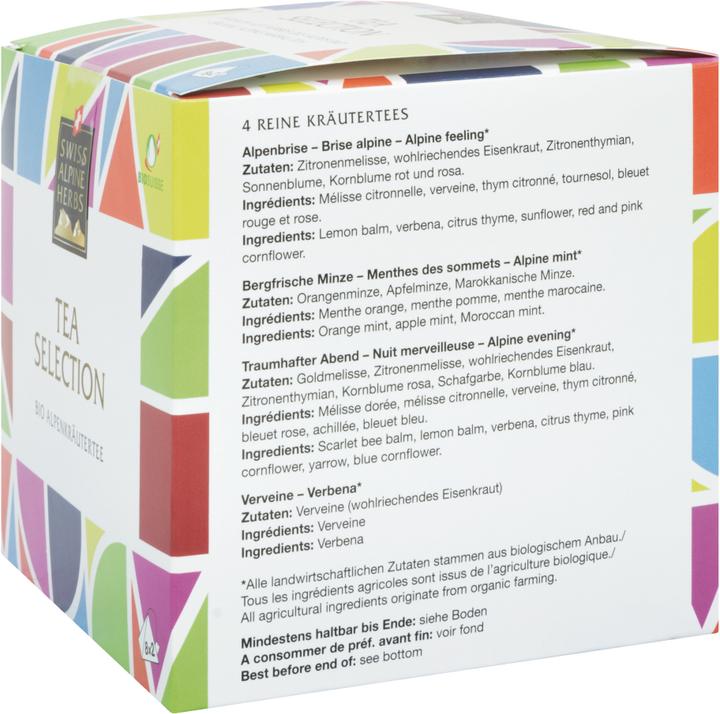 Nährwerte und Zutaten Swiss Alpine Herbs Tee-Selection (36 g)