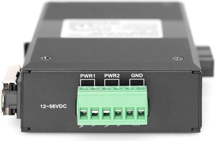 Immagine prodotto Digitus Convertitore industriale di media Gigabit 10/100/1000BaseT a 1000Base-SX SC 0.5km esteso Temp....