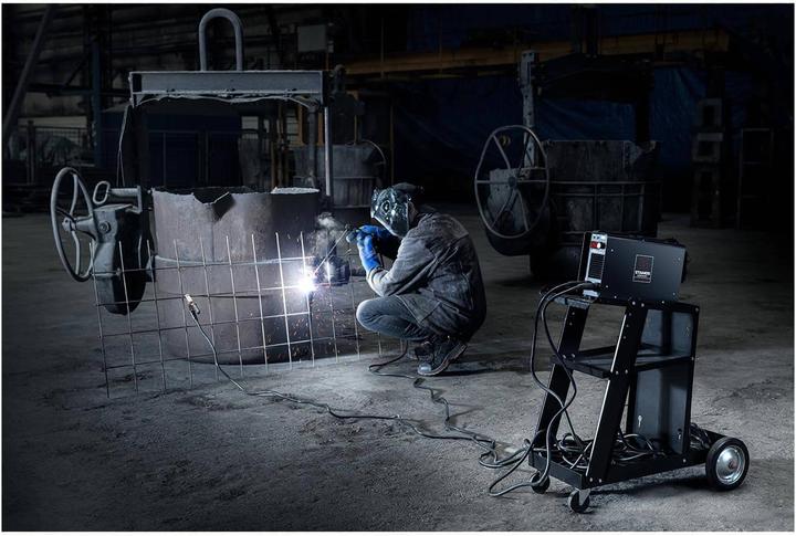 Actual product image Stamos Electrode welder - 250 A - 8 m cable - Hot Start - PRO (Inverter welder)