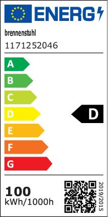 Energy Label Brennenstuhl Spotlight LED JARO 14060 100 W (11500 lm, IP65)