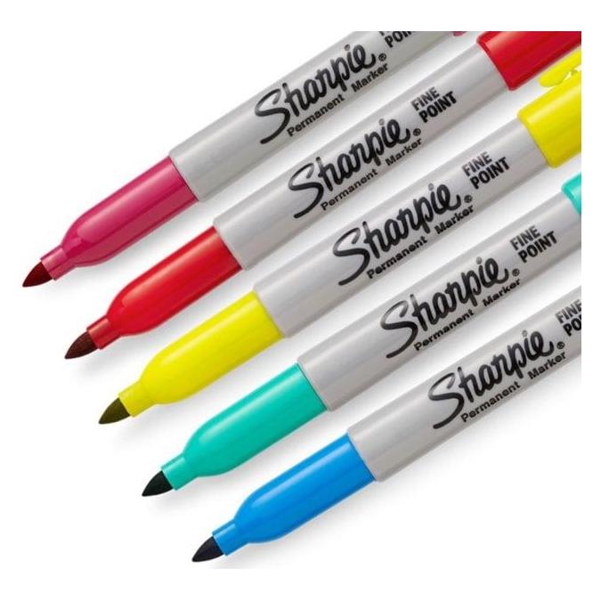 SHARPIE Color Burst Permanentmarker – Feine Spitze, Knallige Farben, Wasserfest & Lichtbeständig