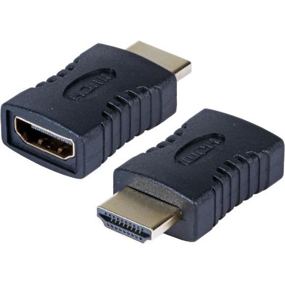 EFB Elektronik HDMI Typ A zu (HDMI), Data + Video Adapter, Schwarz