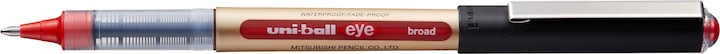 Actual product image Uni-ball Eye Broad (Black, Gold, Red, 1 x)