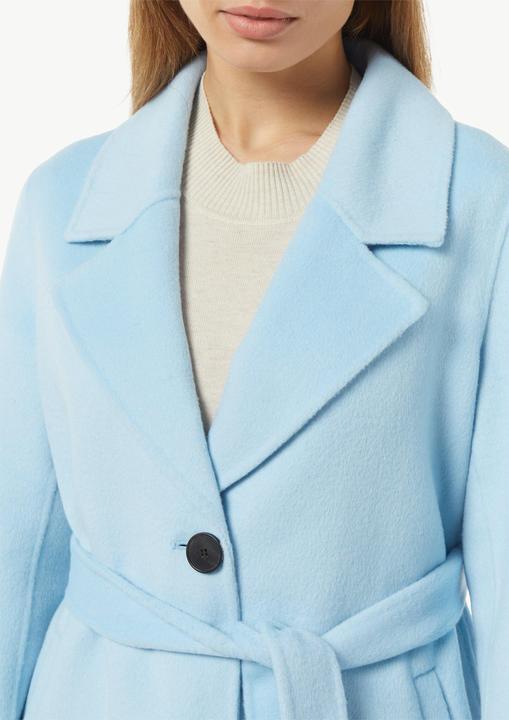 Produktbild Comma Outdoor-Mantel Weicher Blazer-Mantel im Relaxed Fit mit Gürtel und Logo-Detail