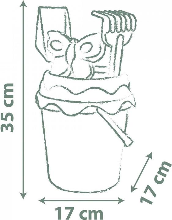 Actual product image Smoby Green Mickey Bucket Set
