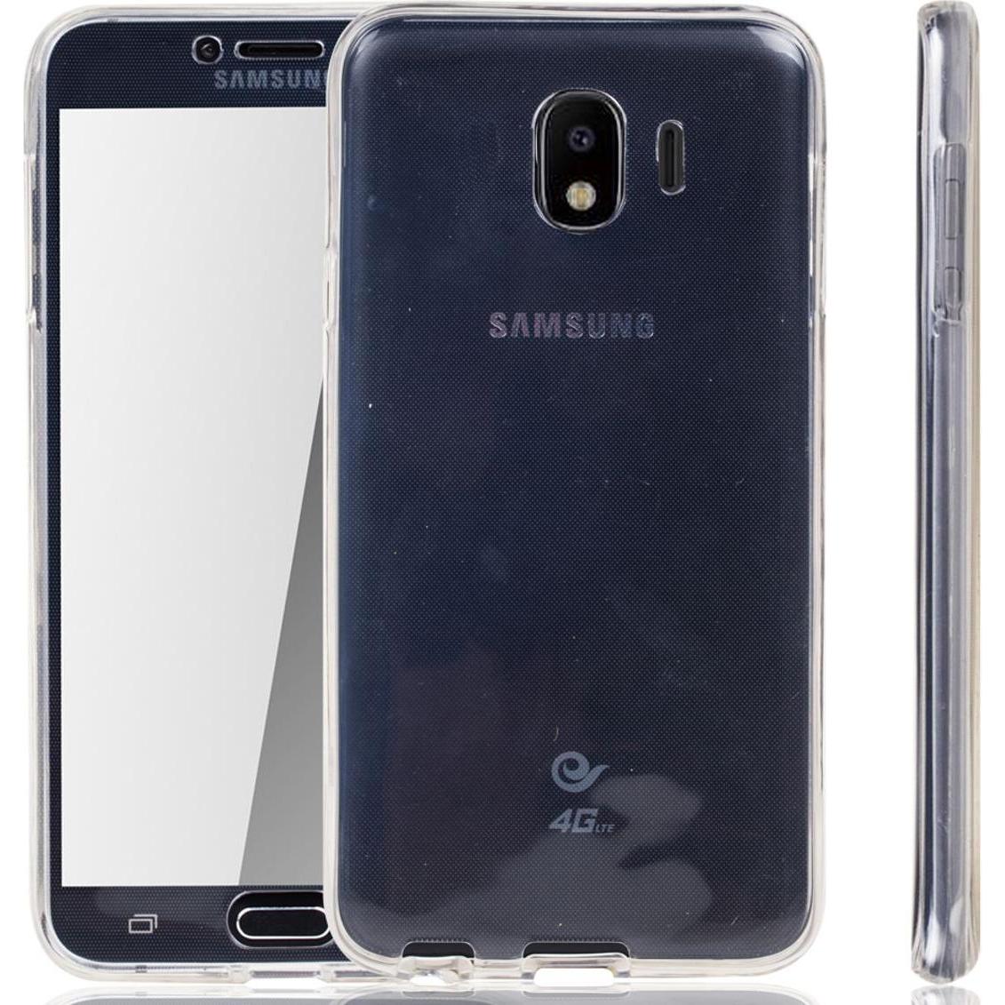König Design Handyhülle für Samsung Galaxy J4 Schutzcase Backcover Bumper Etuis Transparent (Samsung Galaxy J4), Smartph...
