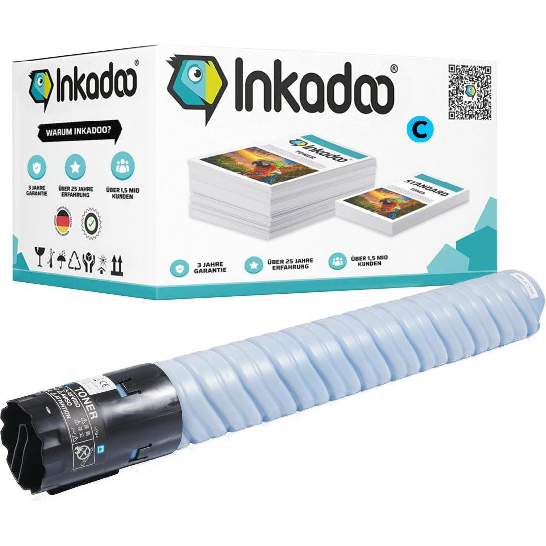 Inkadoo, Toner, Toner kompatibel zu Konica Minolta A11G451 / TN-216C Toner, cyan Cyan (C)