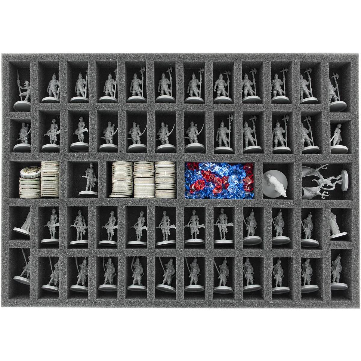 Feldherr AYGD035BO - Inserto in schiuma da 35 mm per la scatola del gioco da tavolo Conan (Schiuma solida)