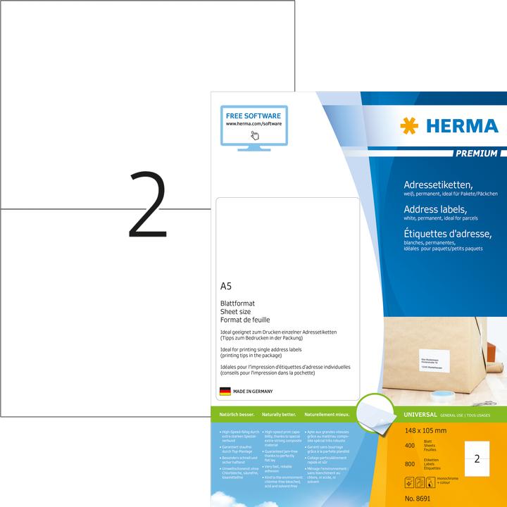Immagine prodotto HERMA Etichette universali A5