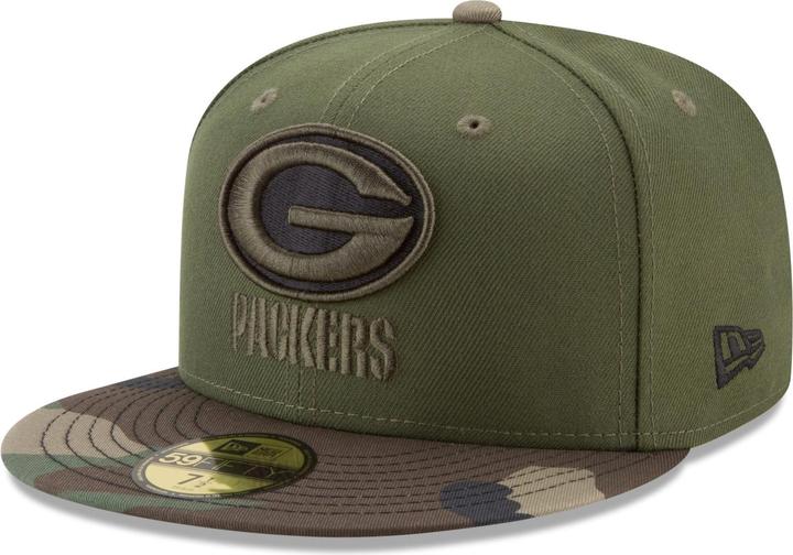 Immagine prodotto New Era Cappellino 59Fifty - Green Bay Packers mimetico in legno - 7 1/8 (7 1/8)