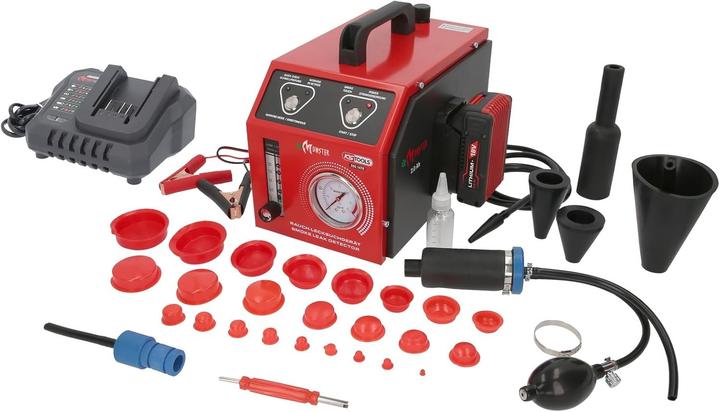 Productafbeelding KS Tools Nebelmaschine zur Lecksuche, mit 2 Ah Akku, 36-tlg