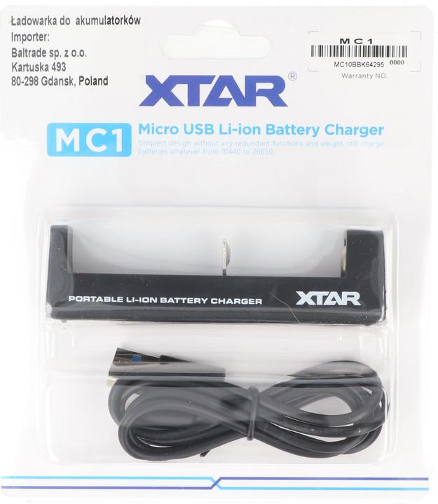Image du produit Xtar USB-Ladegerät mit bis zu 0,5Ah Ladestrom (1 pcs, Chargeurs sans batterie)