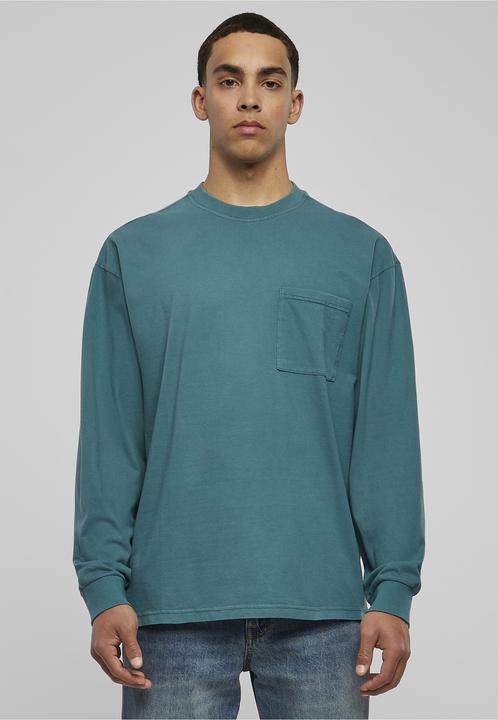 Produktbild Urban Classics Pigment Dyed Pocket Longsleeve Herren (M)
