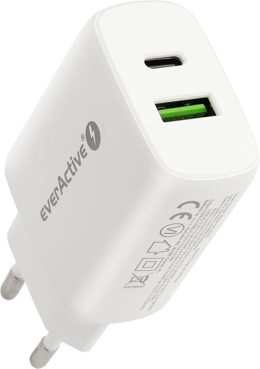 Everactive SC-370Q Netzladegerät mit USB QC3.0 und USB-C PD PPS 25W (26 W, 1 Port)