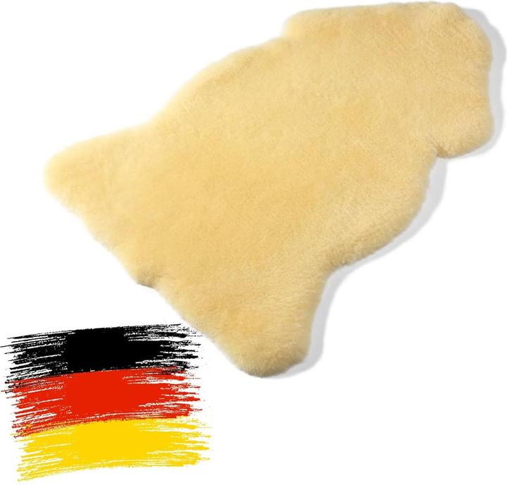Hofbrucker Baby-Schaffell für Kinderwagen, Babybett und Laufstall (80 cm)