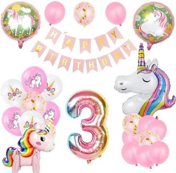 Produktbild MU Style Unicorn Party Series Einhorn Luftballon Set (25-tlg.) (1 x)