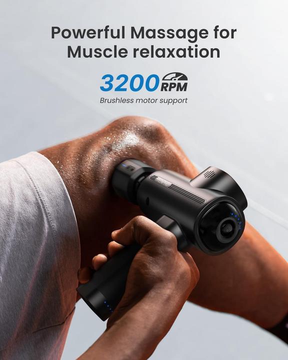 Actual product image Renpho Active Thermacool Massage Gun - Massage gun (5 Steps, 180 min)