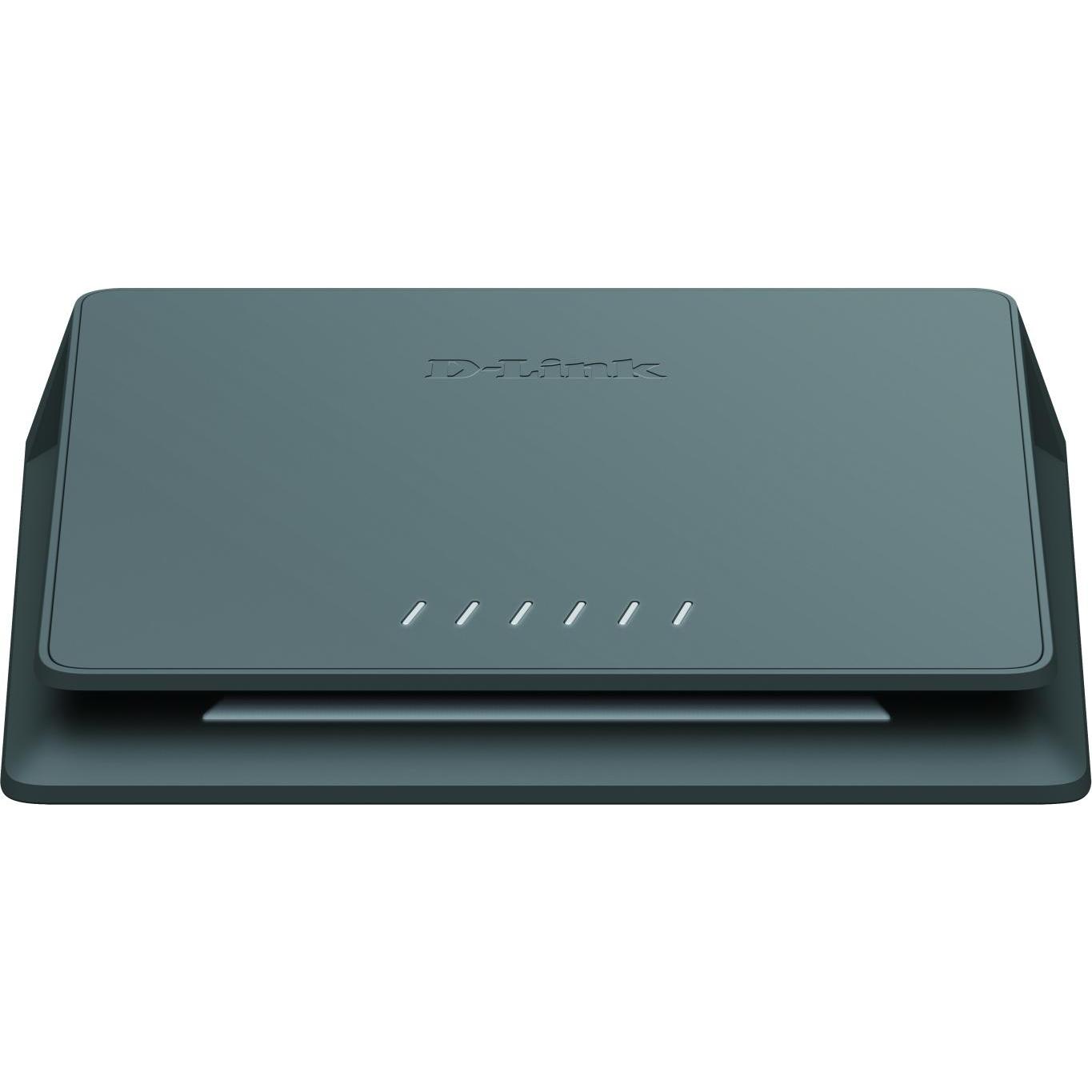 D-Link DMS-106XT (6 Ports), Netzwerk Switch, Schwarz