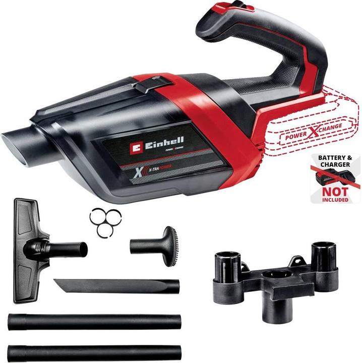 Image du produit Einhell Kit comprenant un aspirateur à main sans fil TE-HV 18/06 Li - Solo Power X-Change