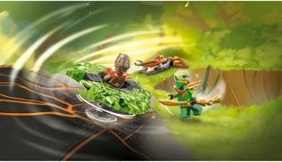 Produktbild LEGO Lloyd vs. Elementarmonster-Spinner (71850)