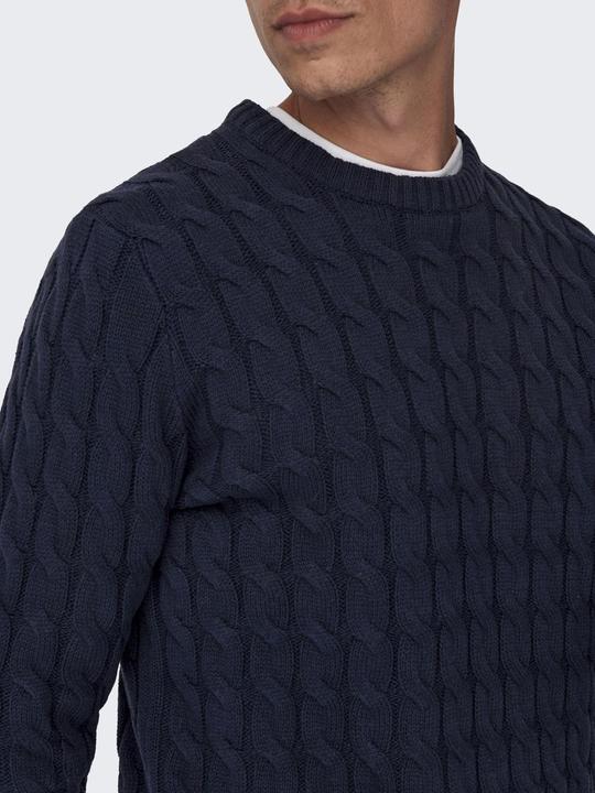 Produktbild Only & Sons Strukturstrick Strickpullover (M)