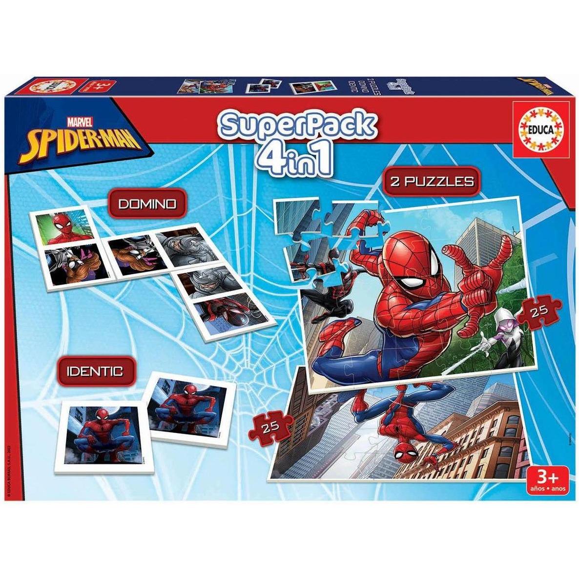 Educa 19353 Children's Puzzle Superpack Spiderman For 4+ Years (25 Teile)