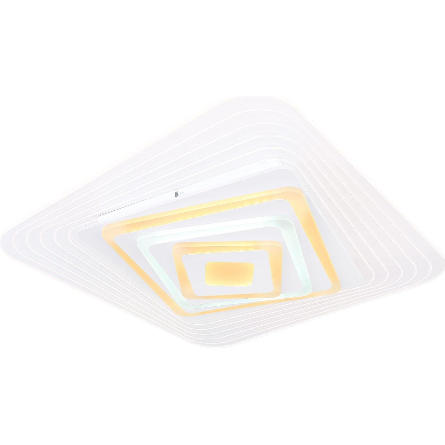 Globo, Wandleuchte + Deckenleuchte, Deckenleuchte Jocelyn weiss 1xLED (3900 lm)